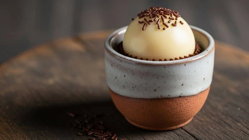 brigadeiro de colher feito com poucos ingredientes