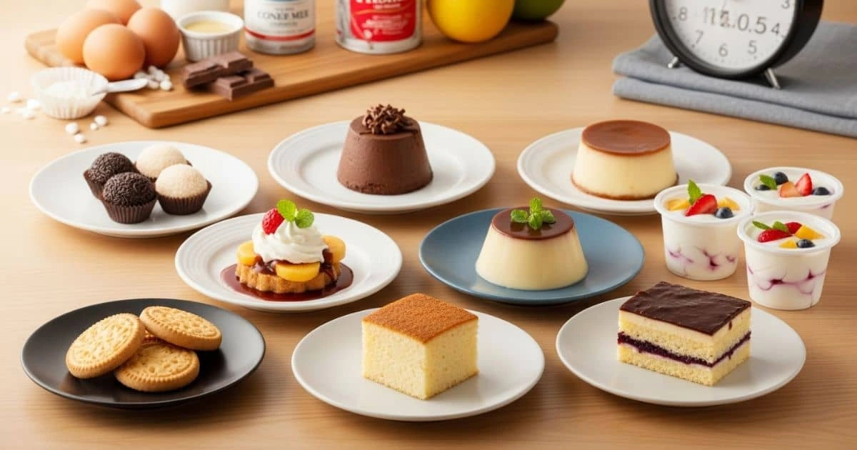 Sobremesas com Poucos Ingredientes