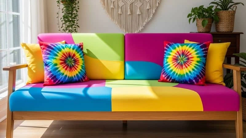 almofadas personalizadas com tie-dye para vender.