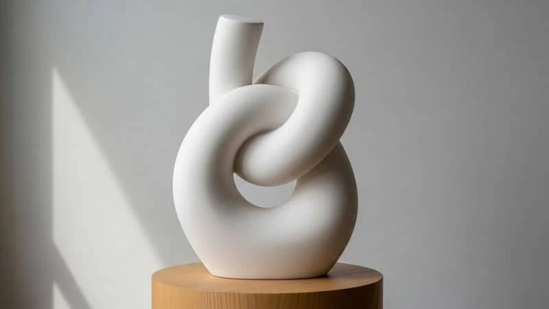 escultura artesanal em gesso pequena para vender.