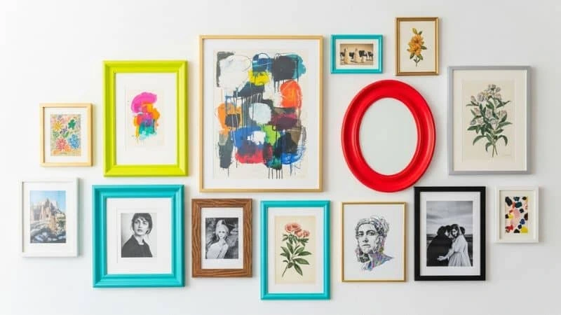 estilos de quadros boho sala