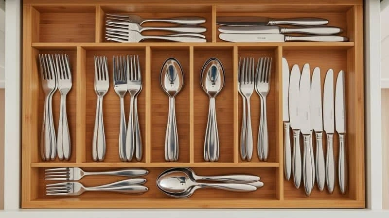 organizar cozinha por cômodo — gaveta talheres