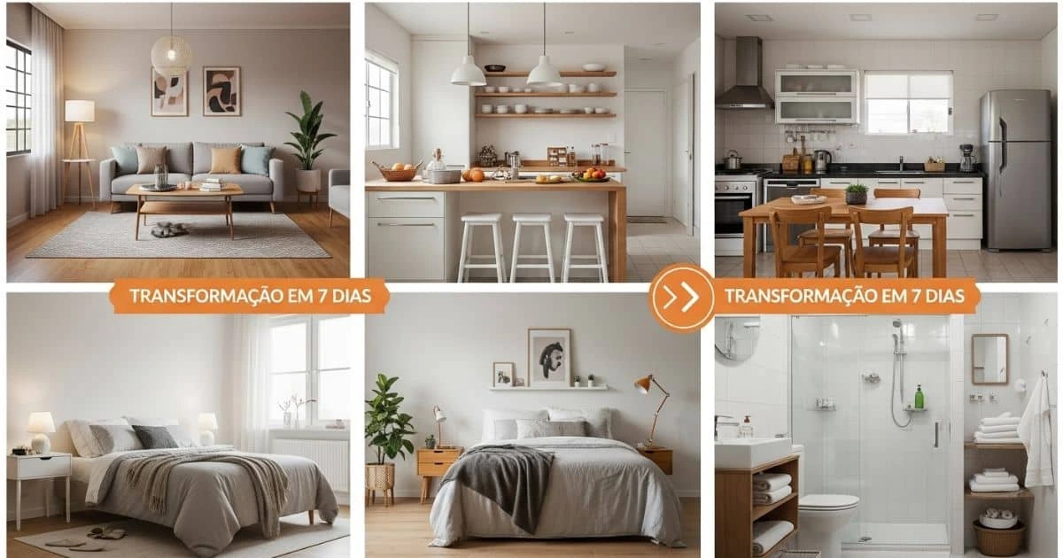 Organização por cômodos: o guia definitivo para transformar sua casa em 7 dias
