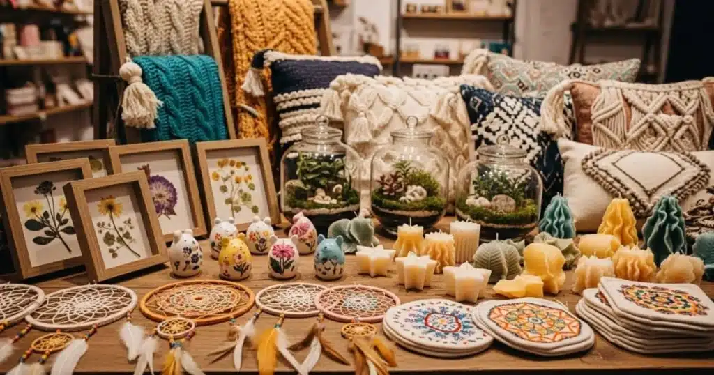 Produtos de Decoração Artesanal Lucrativos para Vender em Casa