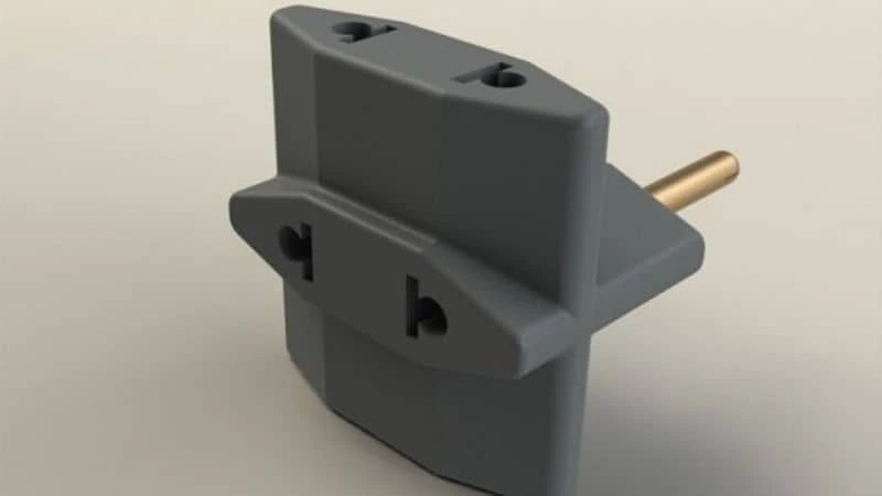 Adaptador de tomada e perigos de benjamim