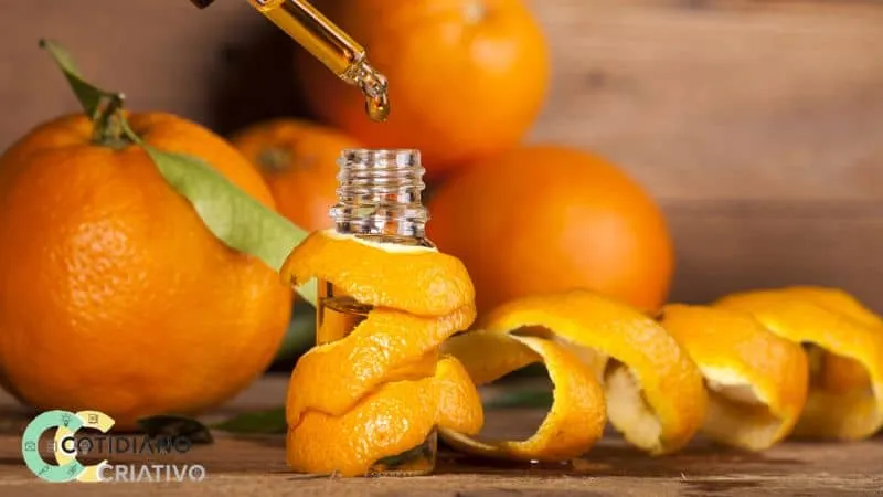 "óleos essenciais de cascas de frutas para reaproveitamento natural"