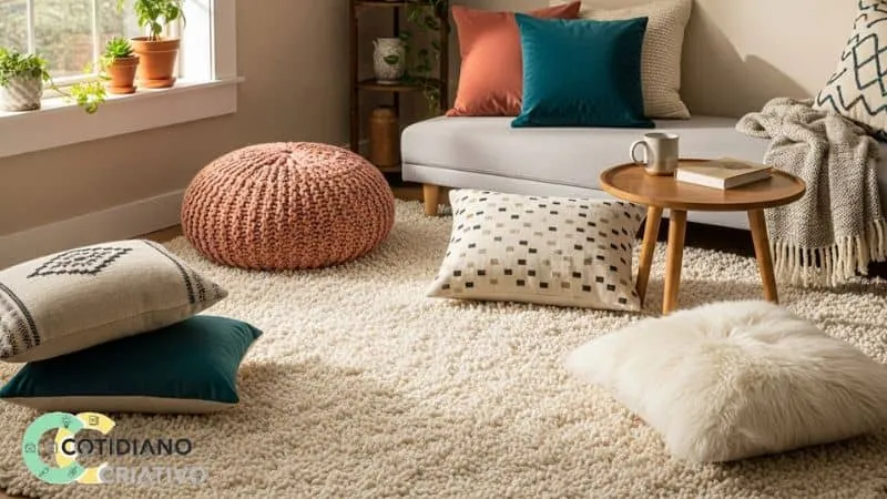 texturas na decoração para aconchego