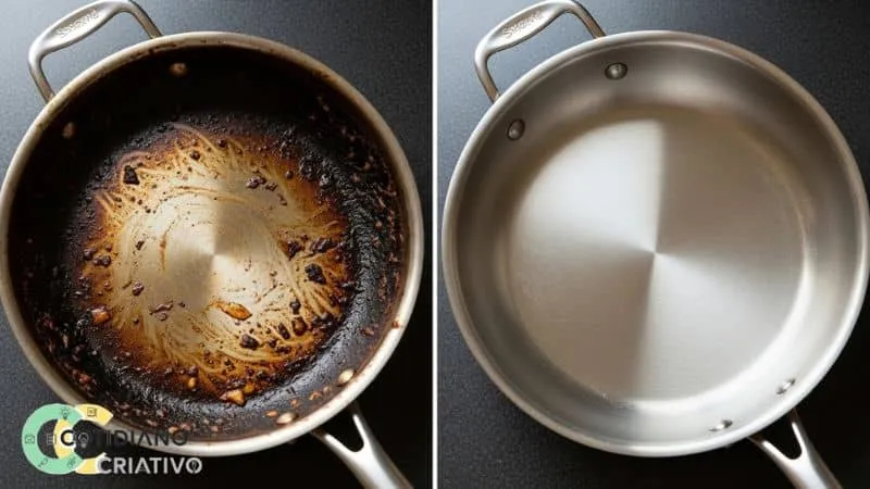 como limpar panela queimada com bicarbonato e sabão