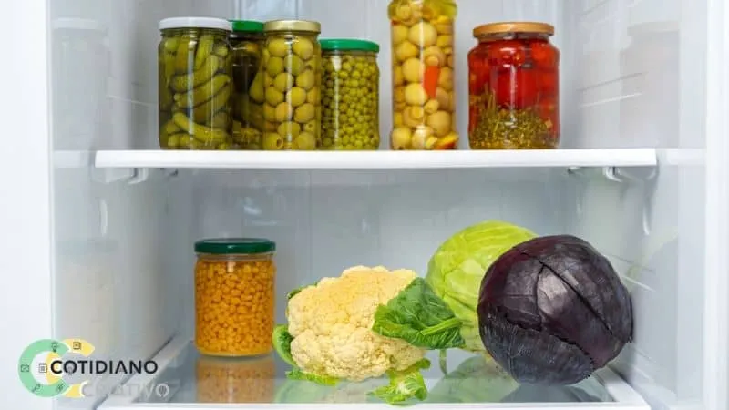 organização de alimentos para dieta sustentável e redução de desperdício.