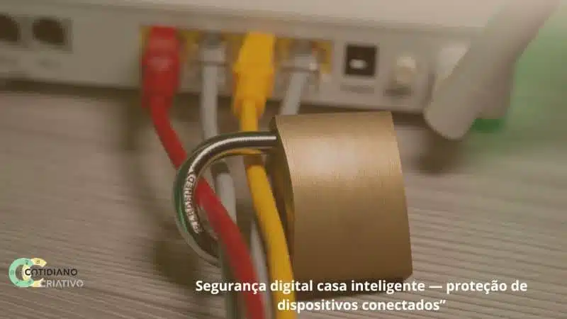 Segurança digital casa inteligente — proteção de dispositivos conectados”