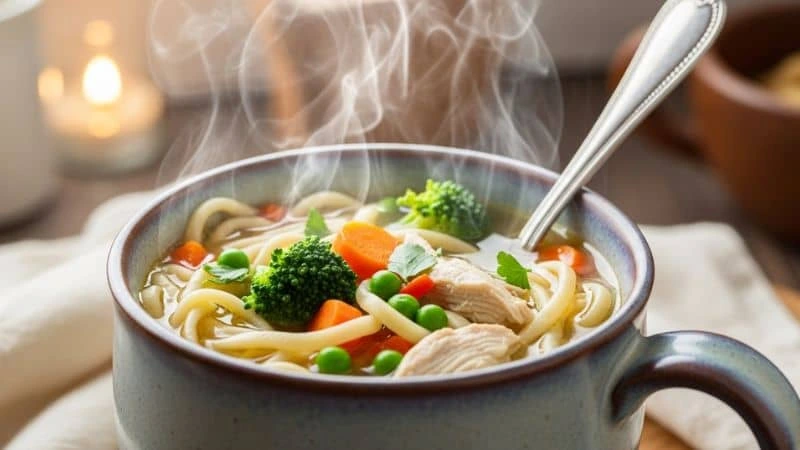 Sopa prática de legumes e macarrão — receita rápida e econômica para fim do mês