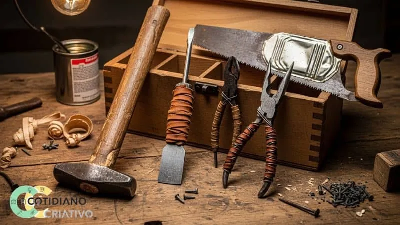 ferramentas simples para conserto doméstico — arte do reparo.