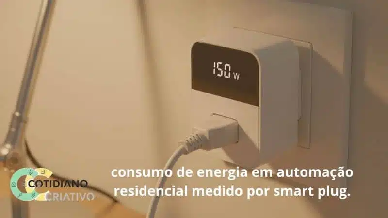 consumo de energia em automação residencial medido por smart plug.