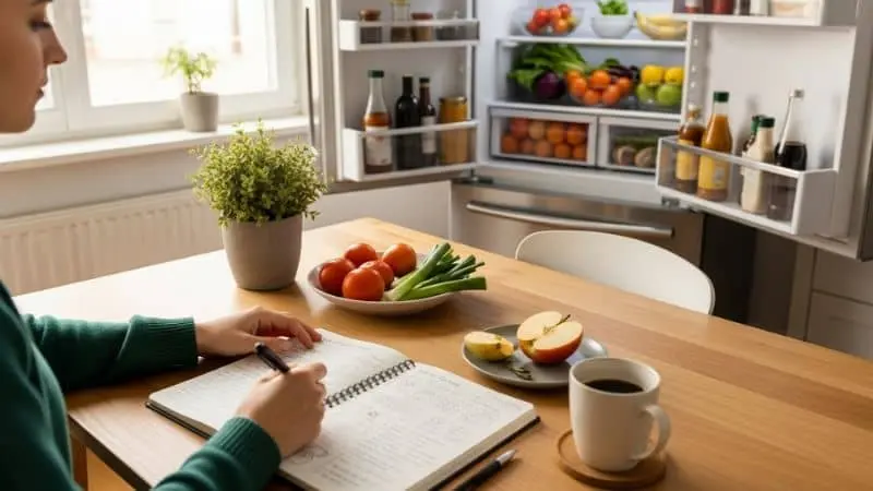 Planejamento de refeições para economizar e cozinhar gastando menos.