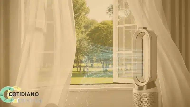 ventilação e purificador para casa saudável