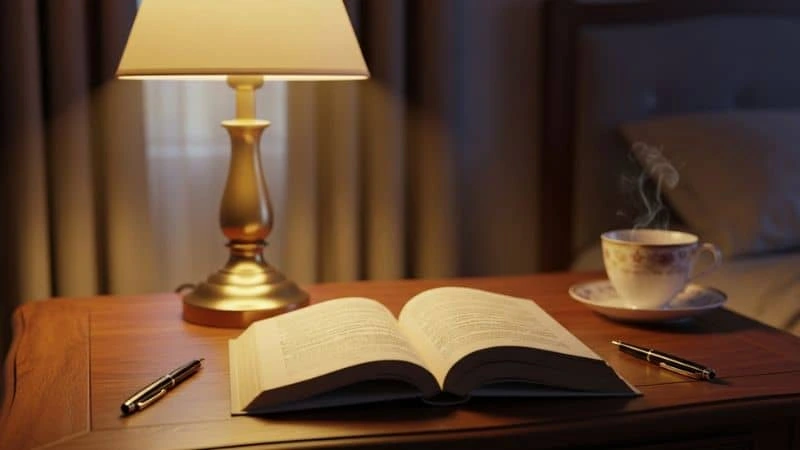 Ritual noturno para fechar o dia com inspiração e preparar a rotina criativa do amanhã