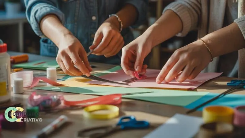 Atividade manual para despertar criatividade no cotidiano.