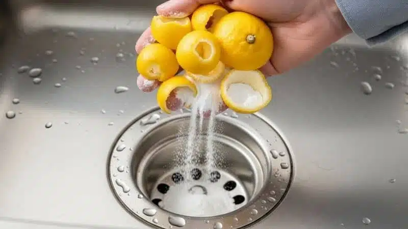 limão para limpar a casa desodorizar ralo