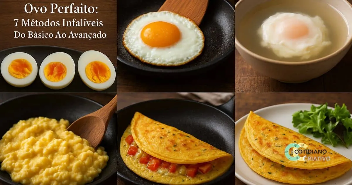 Como Cozinhar Ovo Perfeito: 7 Métodos Infalíveis Do Básico Ao Avançado