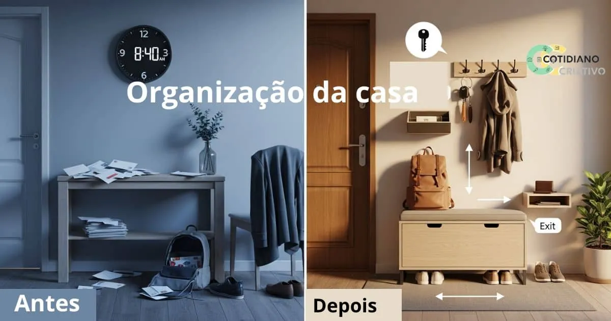 Como a organização da casa me fez parar de perder tempo procurando coisas