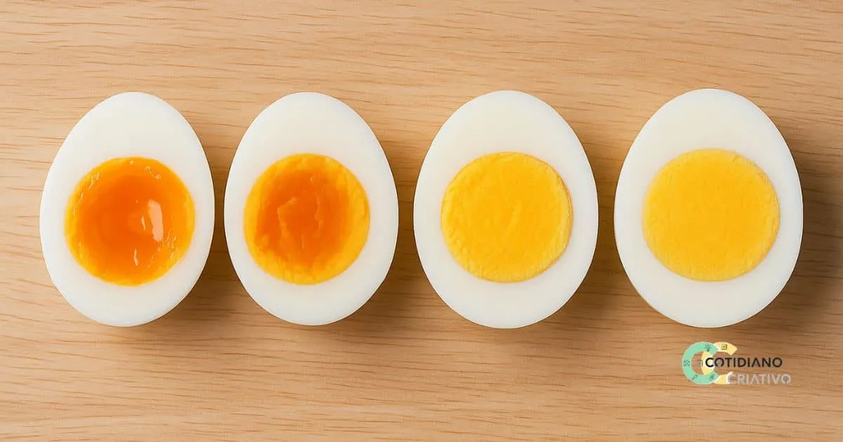 Ovo Cozido Perfeito: Tempos Exatos Para Gema Cremosa ou Sólida