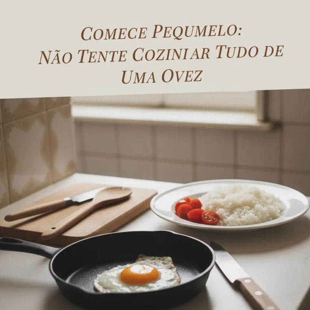 primeiros passos na cozinha