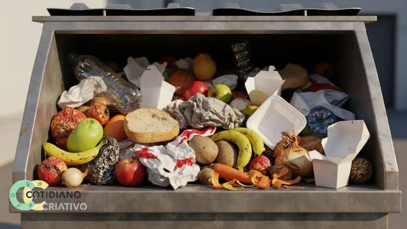 Impactos ambientais do desperdício de alimentos