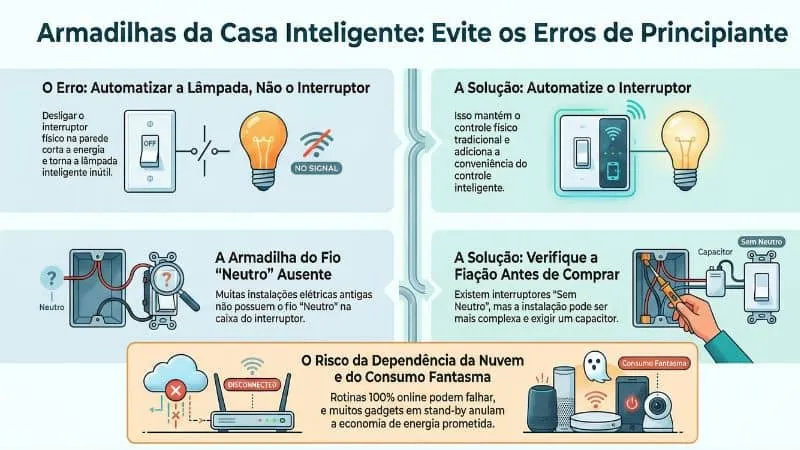 Armadilhas da casa inteligente