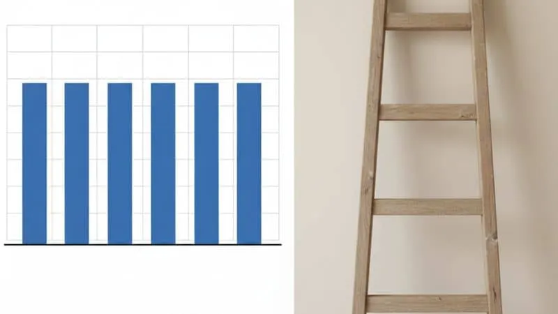 Transmitir a ideia de previsibilidade e crescimento constante, sem aceleração.