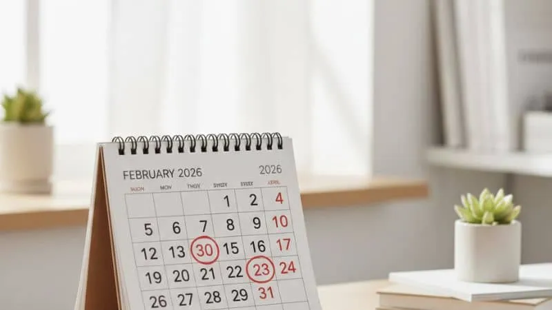 Um calendário estilizado com os números 30 e 90 circulados em destaque, simbolizando os prazos da garantia legal.